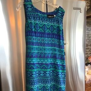 Sag Harbor women’s sleeve less colorful dress